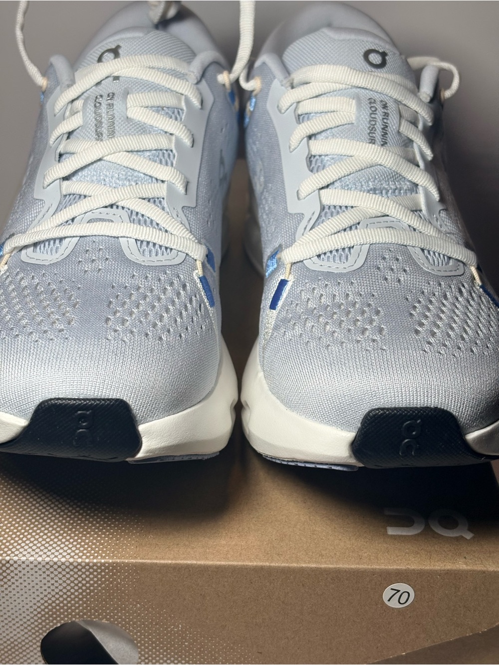 On Cloudsurfer 2  Light Blue Running Shoe brand new in box ( size 8 woman ) - Picture 4 of 16